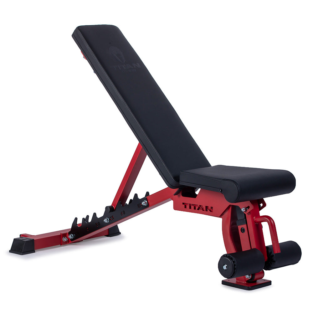 Scratch and Dent, Elite Series Adjustable FID Bench | Red