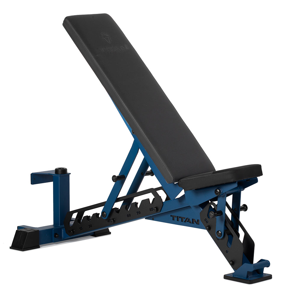 Scratch and Dent, TITAN Series Adjustable Bench Navy