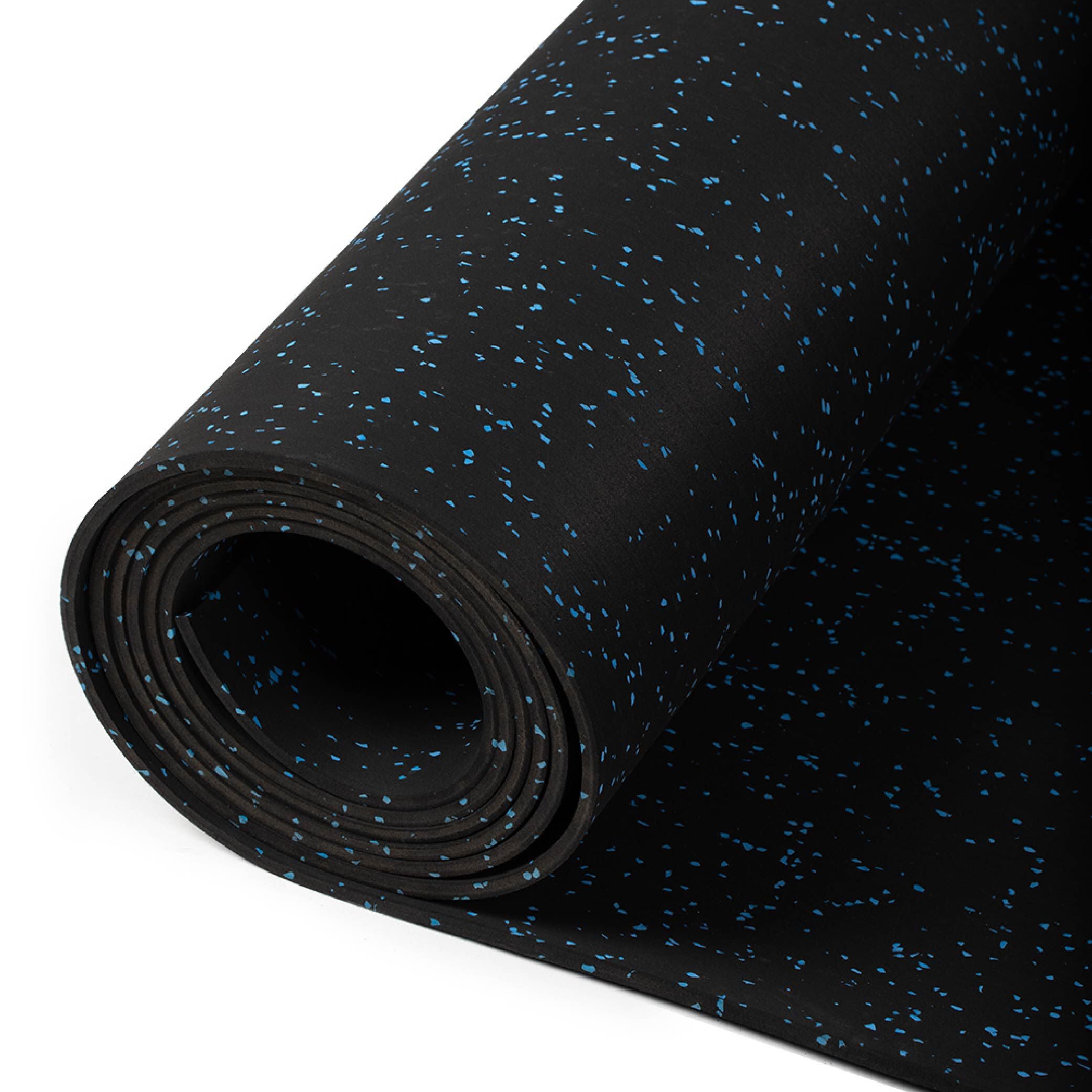 Scratch and Dent, Blue Crumb Rubber Gym Flooring Roll