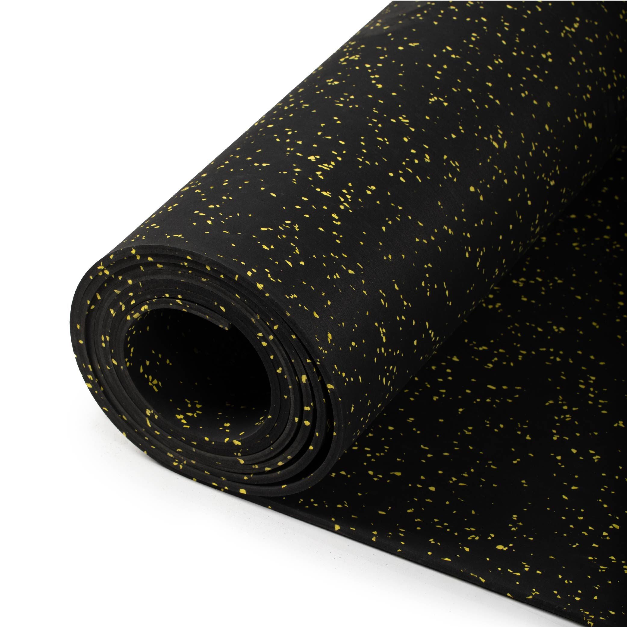 Scratch and Dent, Yellow Crumb Rubber Gym Flooring Roll